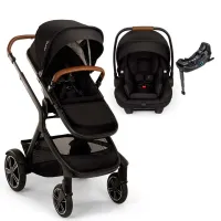 Nuna DEMI Next + PIPA Aire RX Car Seat + Rider Board Travel System