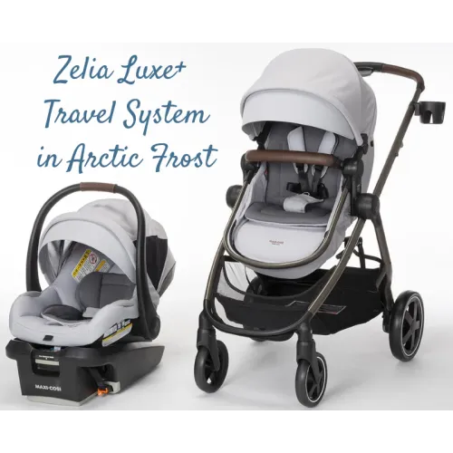 Maxi-Cosi Zelia 2 Luxe+ Travel System - Arctic Frost Exclusive!
